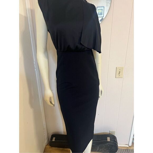 Kai-aakmann Korean designer, highend little black dress empire waist, draped bus - Picture 5 of 11